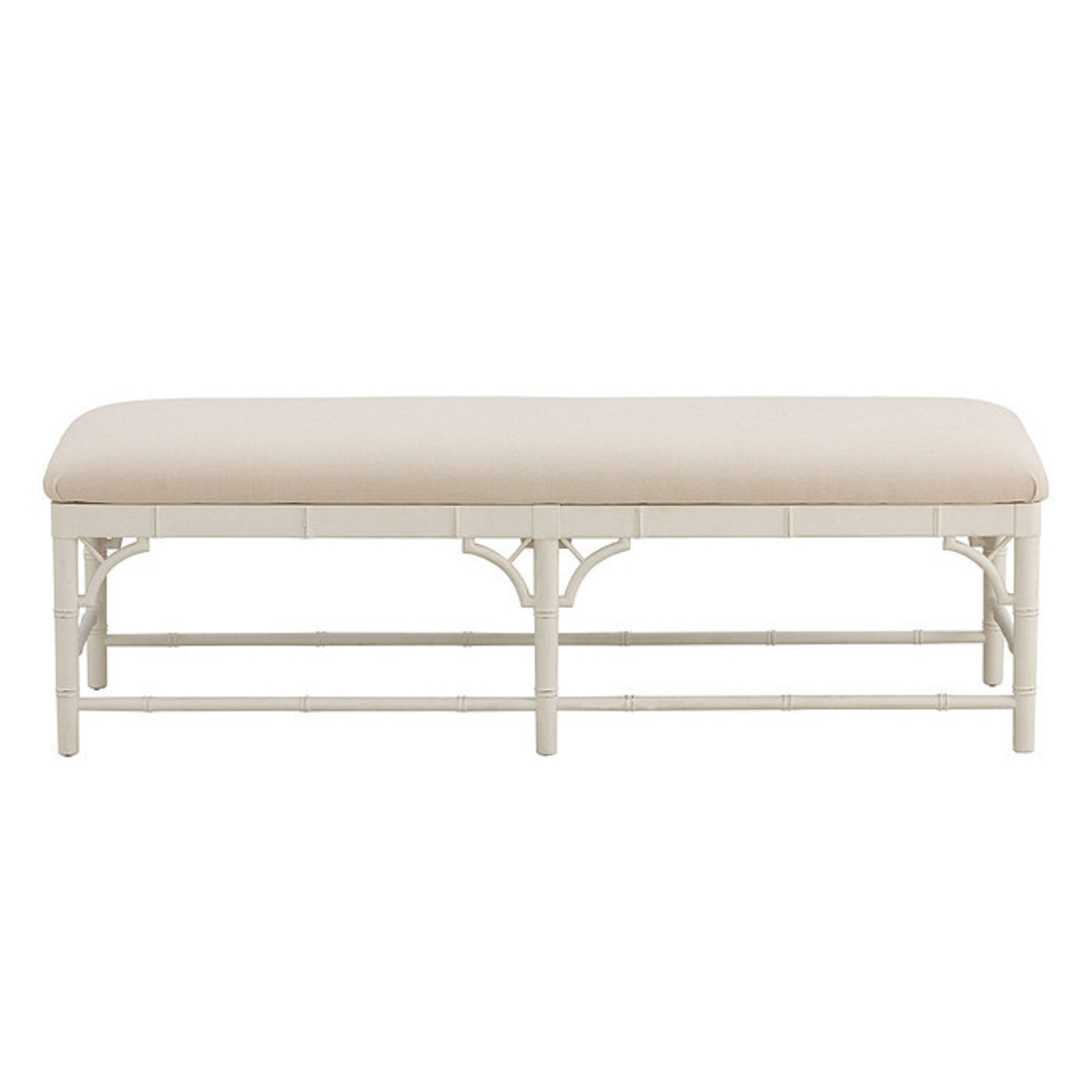 Dayna Bench with Sandberg Parchment Seat
