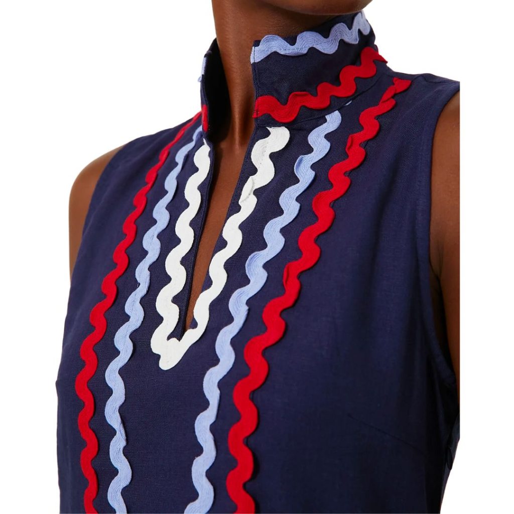 red, white, and blue tunic shift dress - tuckernuck