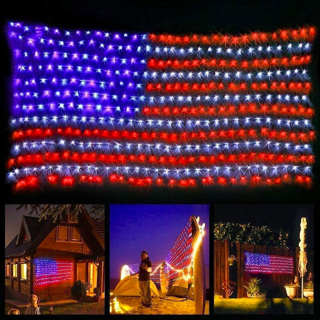 american flag lights for house - amazon