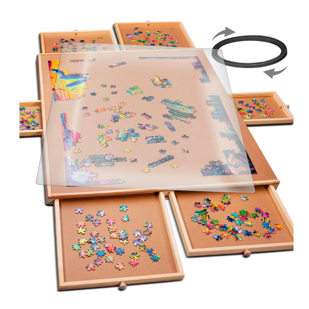 1500 puzzle piece board - amazon