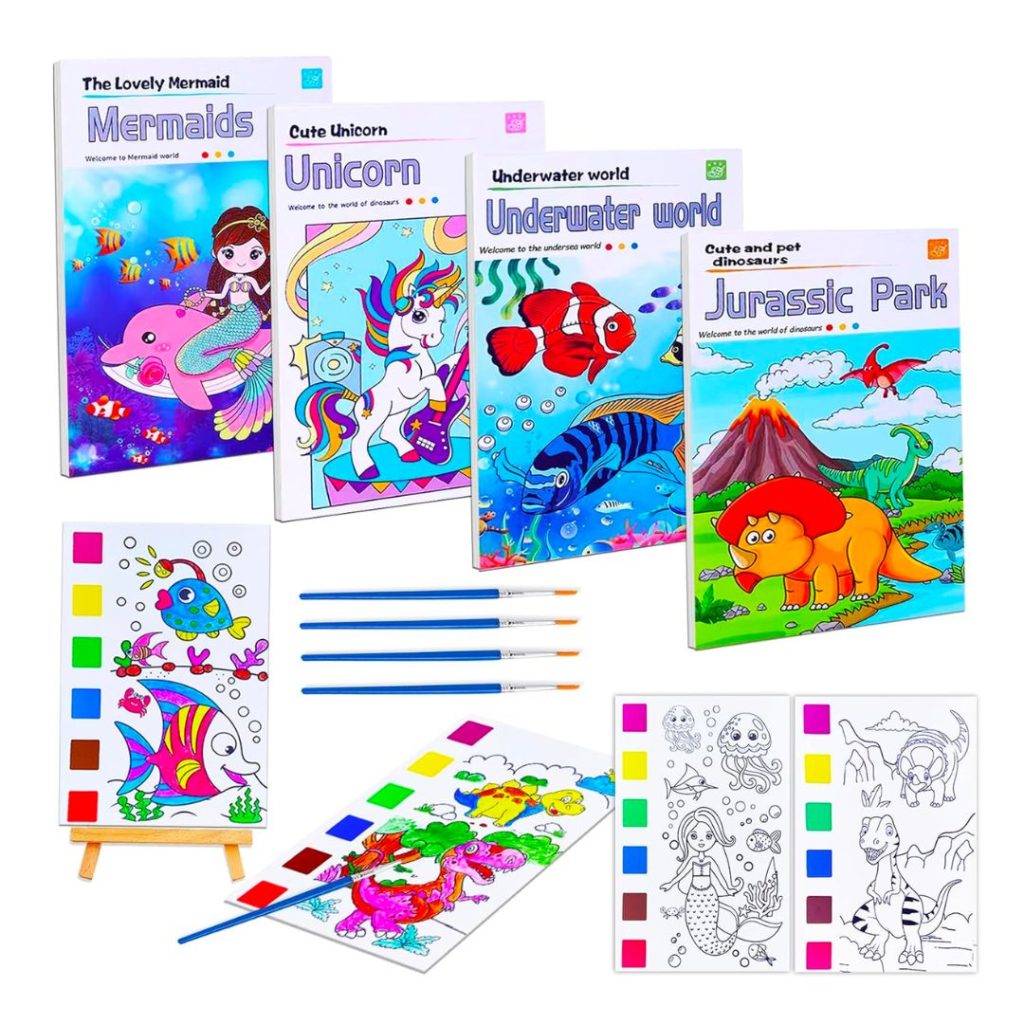 watercolor coloring books for kids - amazon