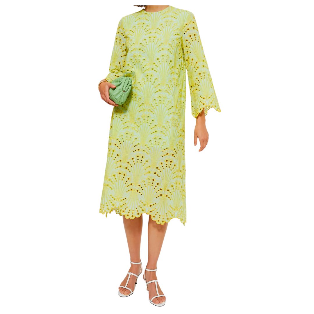 lime pastel green eyelet dress - tuckernuck