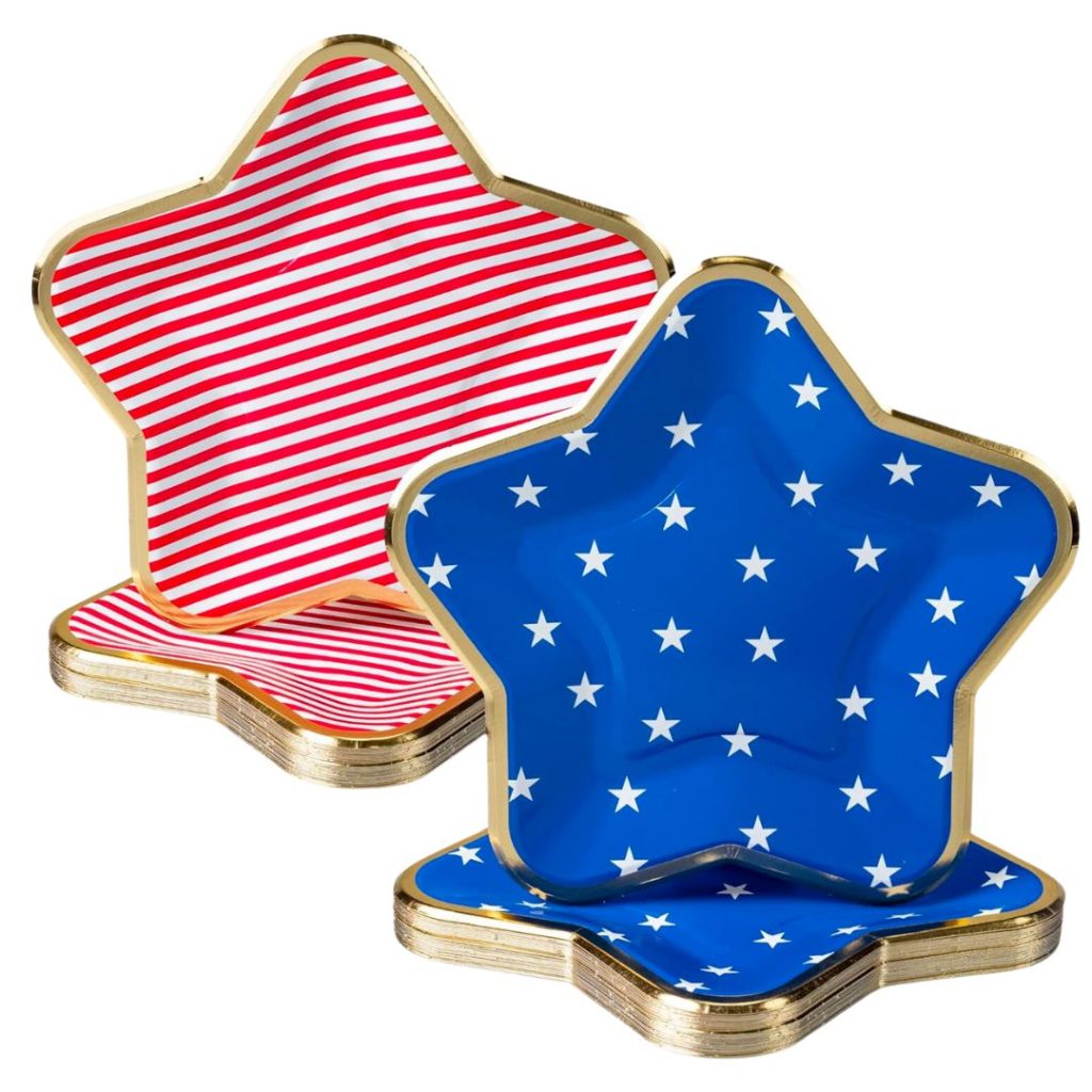 star shaped disposable plates - amazon