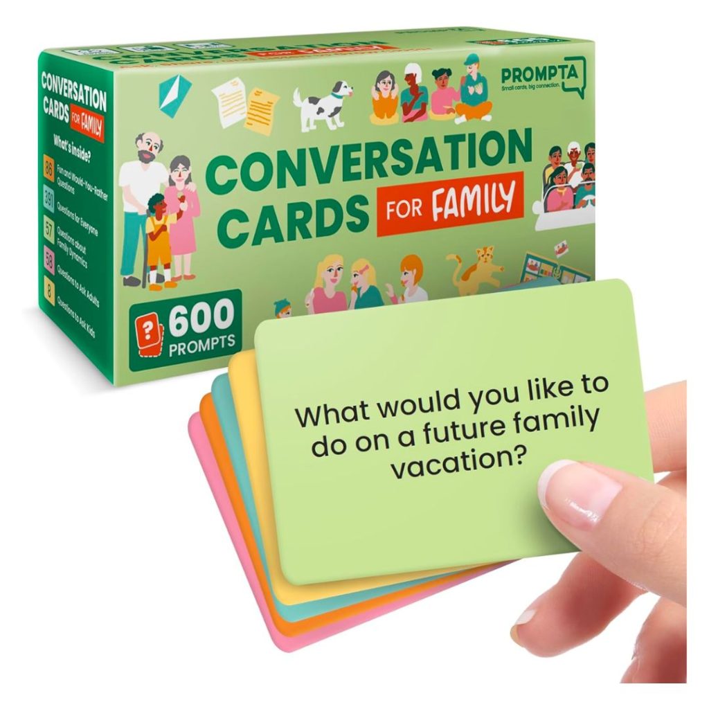 600 conversation cards for families and kids - amazon