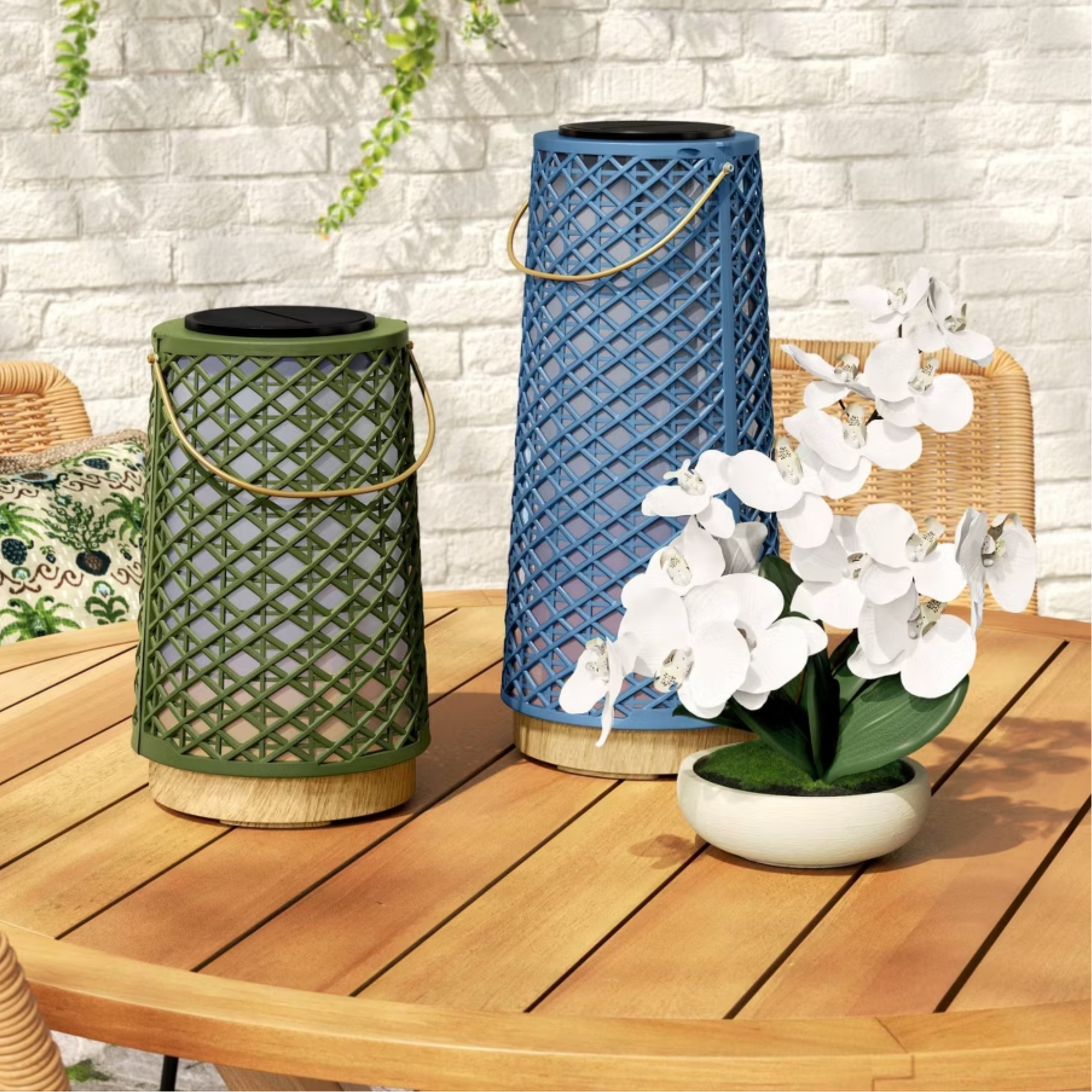 Rattan Battery/Solar LED Outdoor Lantern | Spring Arrivals that Caught my Eye | Sweet Savings & Things